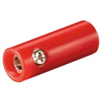 GOOBAY βύσμα μπανάνα socket 11379, θηλυκό, 70V, κόκκινο, 10τμχ