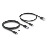 DELOCK DisplayPort KVM switch 18646 με 4x θύρες USB 5Gbps, 8K/30Hz, γκρι - Image 3