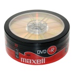 MAXELL DVD-R 4.7GB/120min, 16x speed, spindle pack 25τμχ