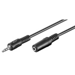 GOOBAY προέκταση καλωδίου ήχου 3.5mm 50431, 3-pin, 2m, μαύρο