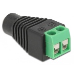 DELOCK αντάπτορας DC 1.35 x 3.5mm θηλυκό σε Terminal Block 2pin 66730 - Image 2