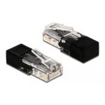 DELOCK βύσμα RJ45 66807, με αντίσταση 60 Ohm, μαύρο