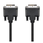 GOOBAY καλώδιο DVI-D 24+1 68084, 30AWG, Full HD, 5m, μαύρο