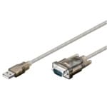 GOOBAY καλώδιο USB σε RS-232 68875, 1 Mbit/s, 1.5m, διάφανο