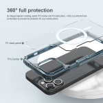 NILLKIN θήκη Nature Pro Magnetic για iPhone 14 Pro, μπλε & διάφανη - Image 3