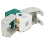 DELOCK Keystone module RJ45 86349, Cat 6 UTP, πράσινο - Image 2