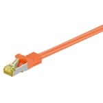 GOOBAY καλώδιο S/FTP CAT 7 91570, AWG 26/7, copper, 0.25m, πορτοκαλί