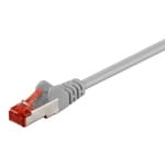 GOOBAY καλώδιο δικτύου 93371, CAT 6 S/FTP (PiMF), CCA, 0.25m, γκρι