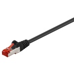 GOOBAY καλώδιο δικτύου 95458, CAT 6 S/FTP (PiMF), CCA, 0.25m, μαύρο