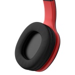 CELEBRAT Bluetooth headphones A18-BKRD, wireless & wired, μαύρο-κόκκινο - Image 3
