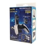 Βάση φόρτισης gamepad AK286C για 2x PS5 DualSense, μαύρη - Image 4