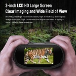 APEXEL ψηφιακά κιάλια APL-NV009 με νυχτερινή όραση, 5x/3x, 4K/2MP, μαύρα - Image 5