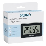 BRUNO ψηφιακό θερμόμετρο & υγρασιόμετρο BRN-0081, °C & °F, λευκό - Image 3