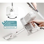 BRUNO ηλεκτρική σκούπα 2 σε 1 BRN-0133, 600W, λευκή-ασημί - Image 5