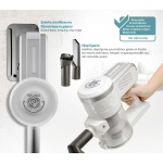 BRUNO ηλεκτρική σκούπα 2 σε 1 BRN-0133, 600W, λευκή-ασημί - Image 8
