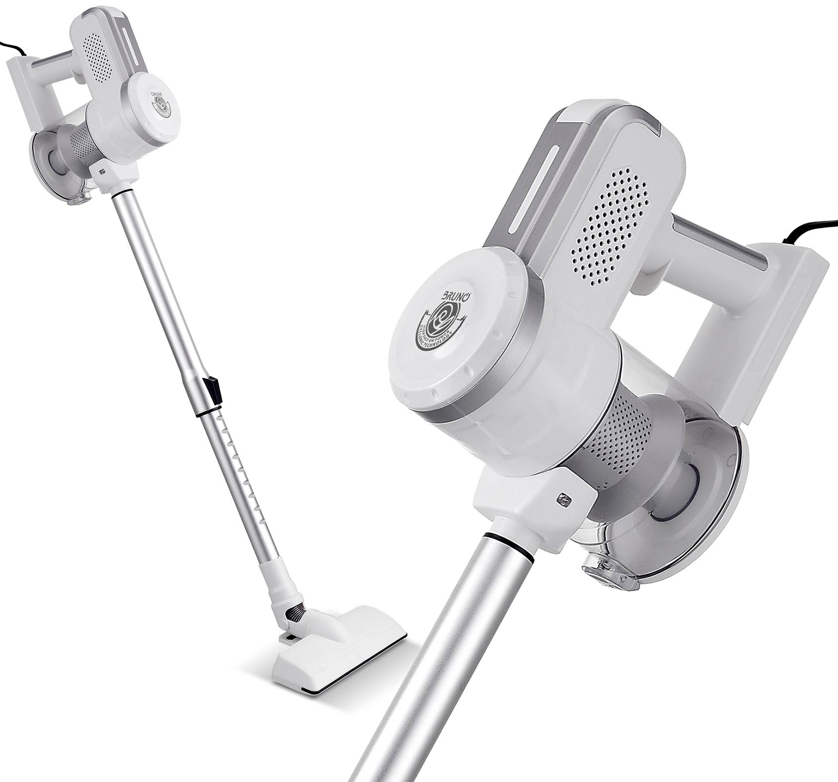 BRN-0133 BRUNO ηλεκτρική σκούπα 2 σε 1 BRN-0133, 600W, λευκή-ασημί - Image 1