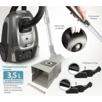 BRUNO ηλεκτρική σκούπα BRN-0136, 800W, 3.5lt, γκρι - Image 5