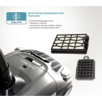 BRUNO ηλεκτρική σκούπα BRN-0136, 800W, 3.5lt, γκρι - Image 6