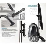 BRUNO ηλεκτρική σκούπα BRN-0136, 800W, 3.5lt, γκρι - Image 8