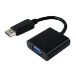 POWERTECH αντάπτορας DisplayPort σε VGA CAB-DP022, 0.20m, μαύρος