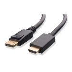 POWERTECH καλώδιο DisplayPort σε HDMI CAB-DP026, 1080p, CCS, 1m, μαύρο