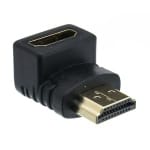POWERTECH αντάπτορας HDMI CAB-H034, γωνιακός 90°, μαύρος