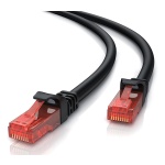 POWERTECH καλώδιο δικτύου CAB-N277, Cat 6 U/UTP, copper 24AWG, 5m, μαύρο