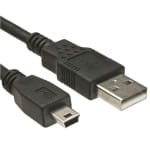 POWERTECH καλώδιο USB σε USB Mini CAB-U042, copper, 3m, μαύρο