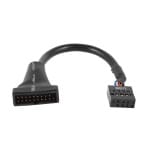 POWERTECH καλώδιο USB 2.0 9pin σε USB 3.0 20pin CAB-U046, 0.20m