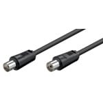POWERTECH καλώδιο κεραίας RF αρσενικό - RF θηλυκό CAB-V019, μαύρο, 10m
