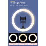 BASEUS φωτιστικό δαχτυλίδι LED CRZB12-B01, 12", χωρίς τρίποδα, μαύρο - Image 2