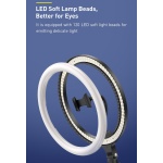 BASEUS φωτιστικό δαχτυλίδι LED CRZB12-B01, 12", χωρίς τρίποδα, μαύρο - Image 3