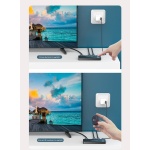CABLETIME HDMI switch CT-HS4K3 με ασύρματο χειριστήριο, 3 σε 1, 4K, γκρι - Image 4
