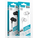 CELEBRAT earphones με μικρόφωνο G21, 3.5mm σύνδεση, Φ12mm, 1.2m, μαύρα - Image 4