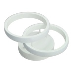 POWERTECH LED φωτιστικό οροφής HLL-0082, 20W, 4000K, 24.5x16.5cm, λευκό