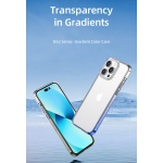 USAMS θήκη Binz για iPhone 14 Pro Max, μπλε & διάφανη - Image 2