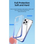 USAMS θήκη Binz για iPhone 14 Pro Max, μπλε & διάφανη - Image 3