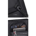ARCTIC HUNTER τσάντα ώμου K00528 με θήκη tablet, 10L, γκρι - Image 3