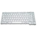 Πληκτρολόγιο για Toshiba Satellite A200/A205/A210 Series, US, λευκό