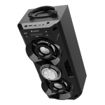 CELEBRAT φορητό ηχείο OS-01, 10W, 1200mAh, Bluetooth, FM, LED, μαύρο - Image 3