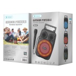 CELEBRAT φορητό ηχείο OS-07 με μικρόφωνο, 5W, 1200mAh, Bluetooth, μαύρο - Image 5