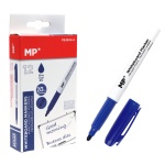 MP Μαρκαδόρος ασπροπίνακα PE494A-S, πάχος μύτης 2-3mm, μπλε, 12τμχ