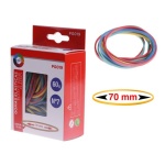 MP λαστιχάκια συσκευασίας PG019 σε κουτί, No7, 1.5x70mm, 60g, χρωματιστά
