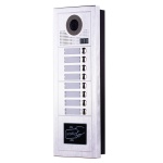 PAILI Mπουτονιέρα PL619-8D, CCD 1MP, 8 κουδουνιών, εντοιχιζόμενη, inox