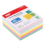 MP χαρτάκια σημειώσεων PN032-4, 90x90mm, 400τμχ, χρωματιστά