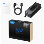 CUDY 2.5Gbps PoE+/PoE injector POE500, 30W - Image 3