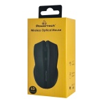 POWERTECH ασύρματο ποντίκι PT-1166, USB δέκτης, 1600DPI, μαύρο - Image 3