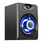 POWERTECH ηχεία Crystal sound PT-841, 2.1, 5W + 2x 3W, 3.5mm, μαύρα - Image 2