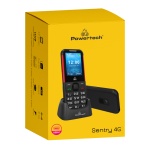 POWERTECH κινητό τηλέφωνο Sentry 4G PTM-33, SOS Call, με φακό, μαύρο - Image 3