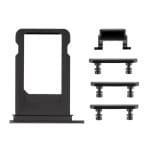 Πλαϊνά πλήκτρα και Βάση Sim για iPhone 7, Black